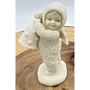 Vintage Dept 56 Snowbabies Winter Tales Of The “Jingle Bell” 4”
